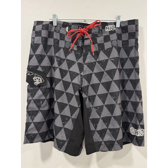 HIC 21" Shark Pit 8 Way Octo Super Stretch Boardshorts Size 36 - Picture 1 of 4
